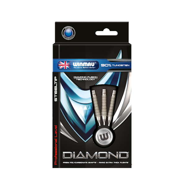 Winmau Diamond Fusion Diamond Fused Stubby 90% Tungsten Darts in 25gram 