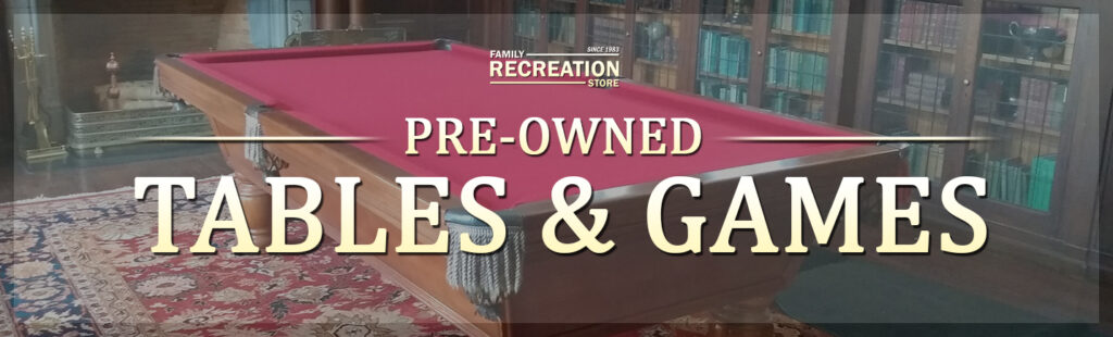 pre-owned pool tables for sale